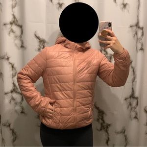 Medium Fashion Nova pink padded puffer jacket